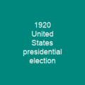 1920 United States presidential election