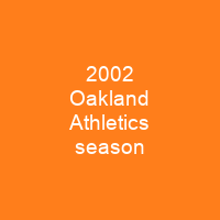2002 Oakland Athletics season