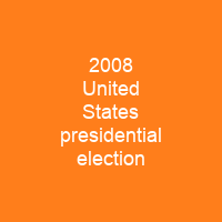 2008 United States presidential election