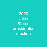 2020 United States presidential election