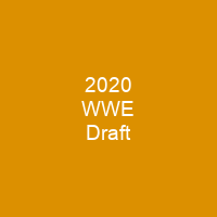 2020 WWE Draft