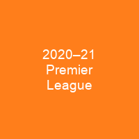 2020–21 Premier League
