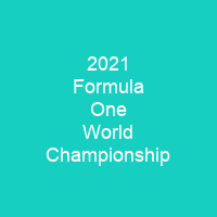 2021 Formula One World Championship