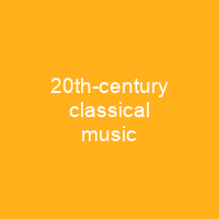 20th-century classical music