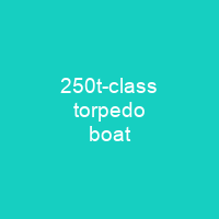 250t-class torpedo boat
