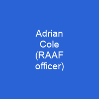 Adrian Cole (RAAF officer)