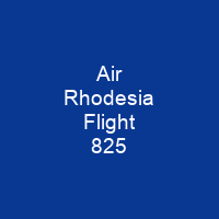Air Rhodesia Flight 825