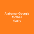 Alabama–Georgia football rivalry