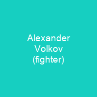 Alexander Volkov (fighter)