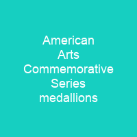 American Arts Commemorative Series medallions
