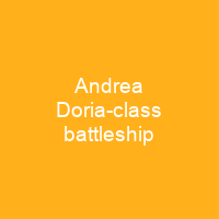 Andrea Doria-class battleship