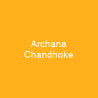 Archana Chandhoke