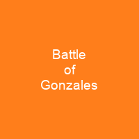 Battle of Gonzales