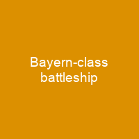 Bayern-class battleship