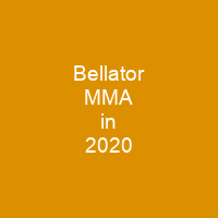 Bellator MMA in 2020