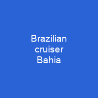 Brazilian cruiser Bahia