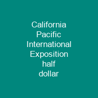 California Pacific International Exposition half dollar