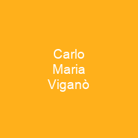 Carlo Maria Viganò