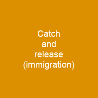 Catch and release (immigration)