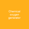 Chemical oxygen generator