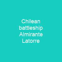 Chilean battleship Almirante Latorre