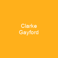 Clarke Gayford