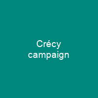 Crécy campaign