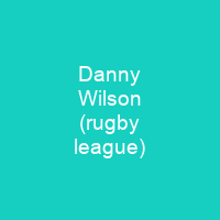 Danny Wilson (rugby league)
