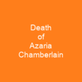 Death of Azaria Chamberlain