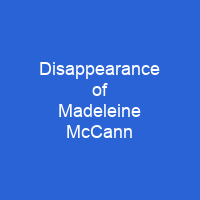 Disappearance of Madeleine McCann
