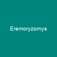 Eremoryzomys
