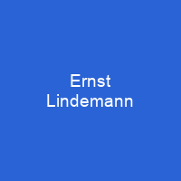 Ernst Lindemann