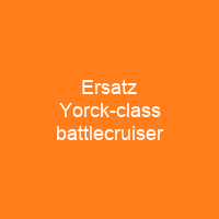 Ersatz Yorck-class battlecruiser