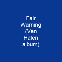 Fair Warning (Van Halen album)