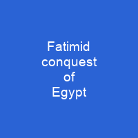 Fatimid conquest of Egypt