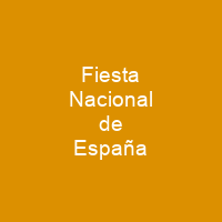 Fiesta Nacional de España