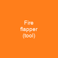 Fire flapper (tool)