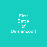 First Battle of Dernancourt