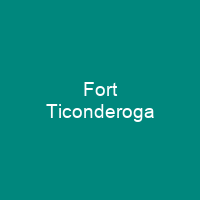 Fort Ticonderoga