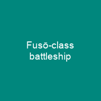 Fusō-class battleship