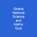 Ghana National Science and Maths Quiz