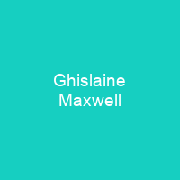 Ghislaine Maxwell