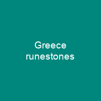 Greece runestones