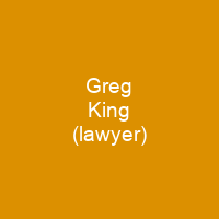 Greg King (lawyer)