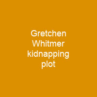 Gretchen Whitmer kidnapping plot