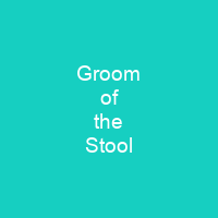 Groom of the Stool