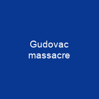 Gudovac massacre