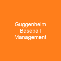 Guggenheim Baseball Management