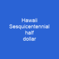 Hawaii Sesquicentennial half dollar