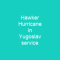 Hawker Hurricane in Yugoslav service